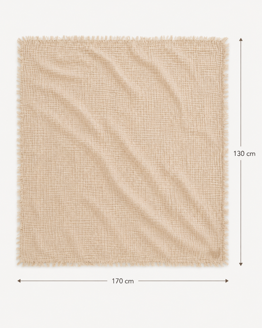 Le plaid en gaze de coton qui transforme chaque instant en rituel de douceur